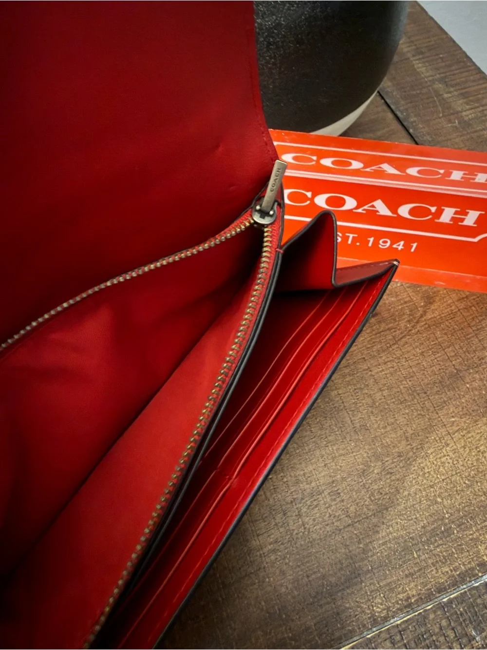 Coach Envelope Turnlock Wallet